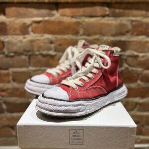 Maison Mihara Yasuhiro Peterson OG Sole High Sneaker – Bordeaux/Red – Size 41